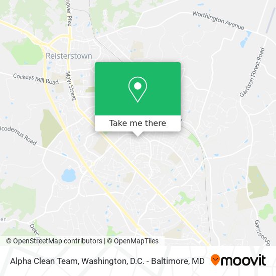 Mapa de Alpha Clean Team