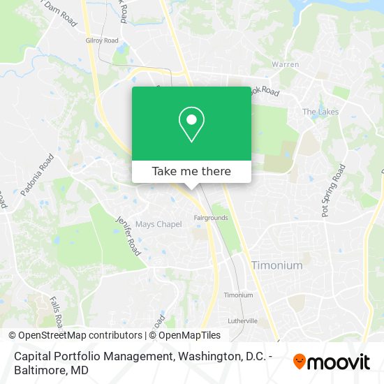 Capital Portfolio Management map