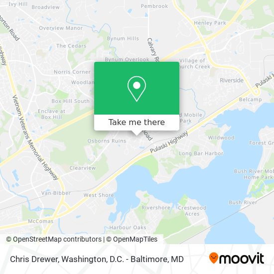 Chris Drewer map