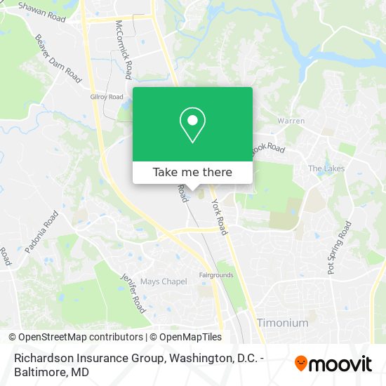 Mapa de Richardson Insurance Group