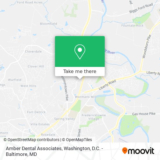 Amber Dental Associates map