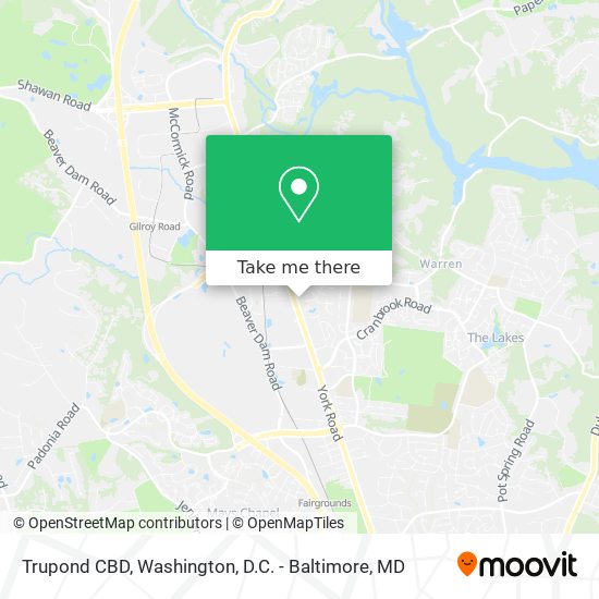 Trupond CBD map