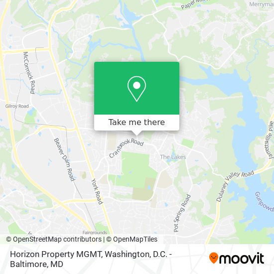 Horizon Property MGMT map