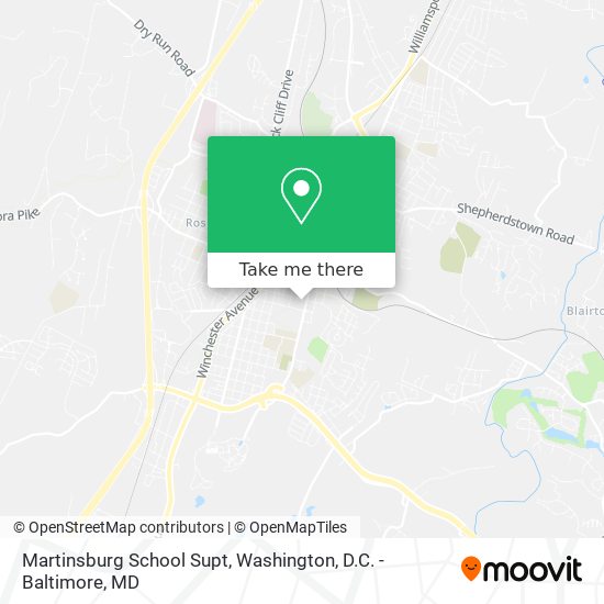 Martinsburg School Supt map