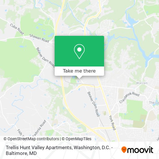 Trellis Hunt Valley Apartments map