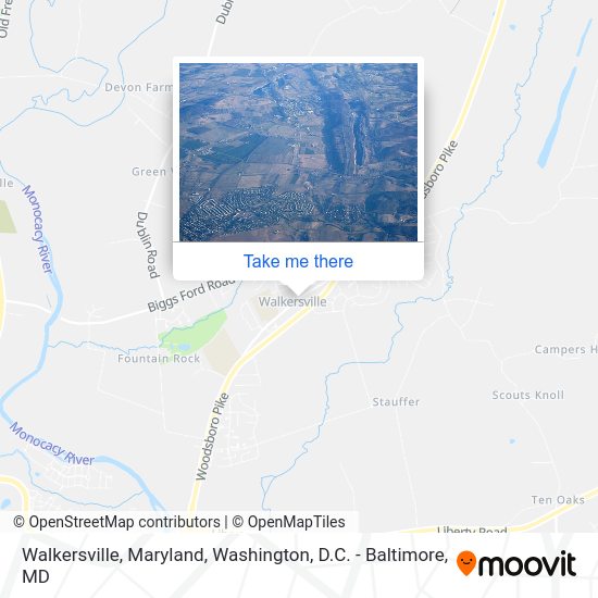 Walkersville, Maryland map