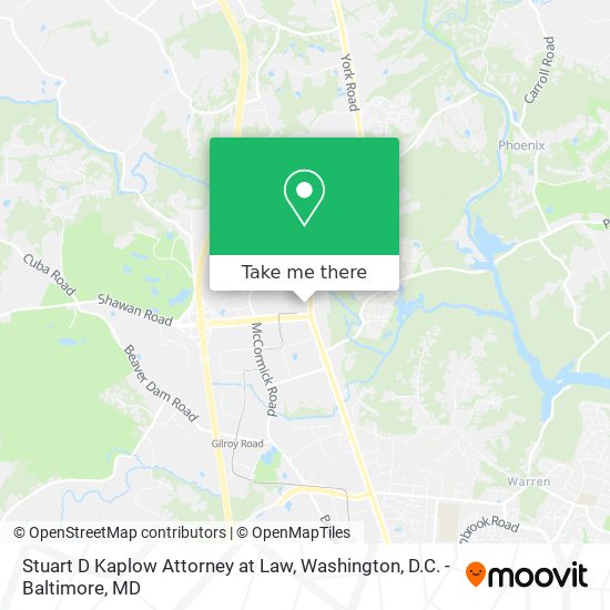 Mapa de Stuart D Kaplow Attorney at Law