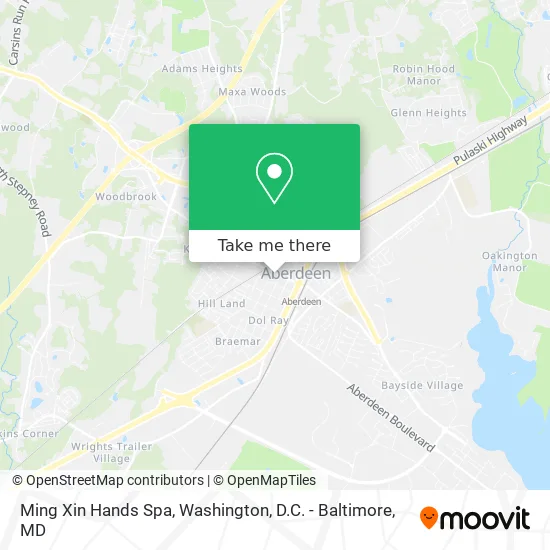 Ming Xin Hands Spa map