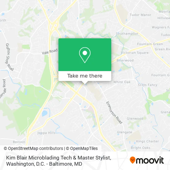 Mapa de Kim Blair Microblading Tech & Master Stylist