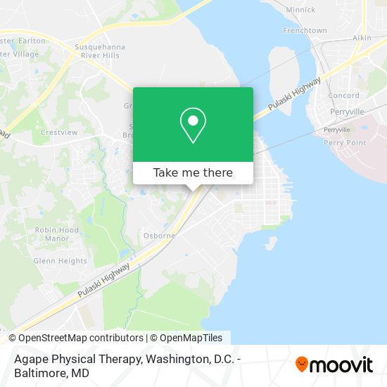 Agape Physical Therapy map