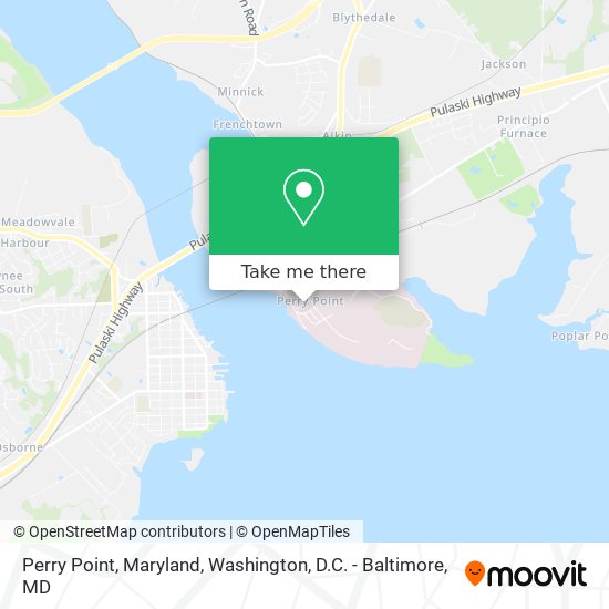 Perry Point, Maryland map