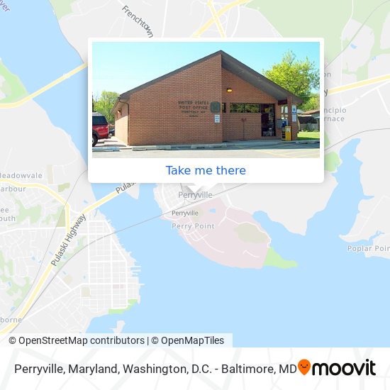 Mapa de Perryville, Maryland