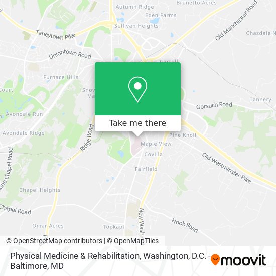 Physical Medicine & Rehabilitation map