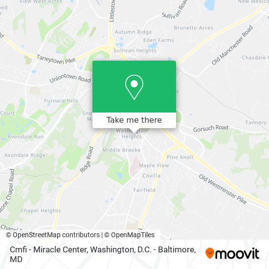 Cmfi - Miracle Center map