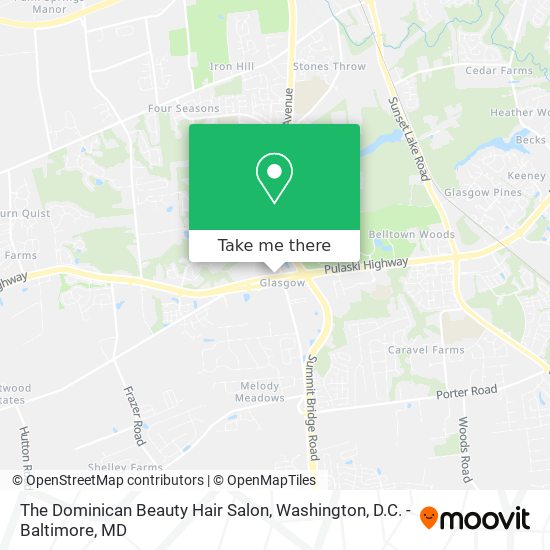 The Dominican Beauty Hair Salon map