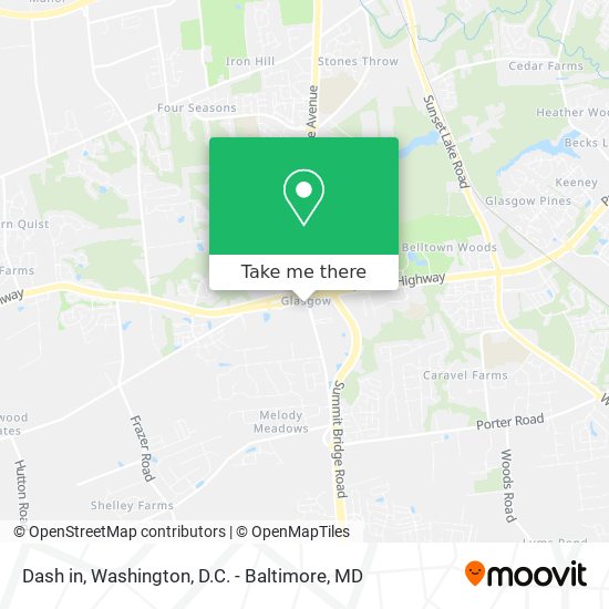 Dash in map