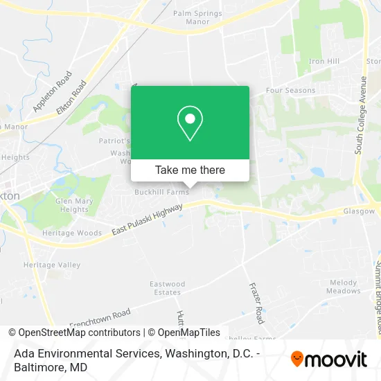 Mapa de Ada Environmental Services