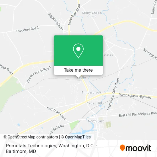 Primetals Technologies map