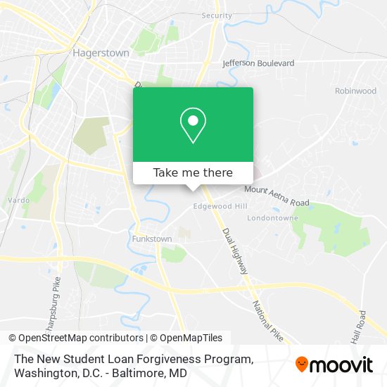 The New Student Loan Forgiveness Program map