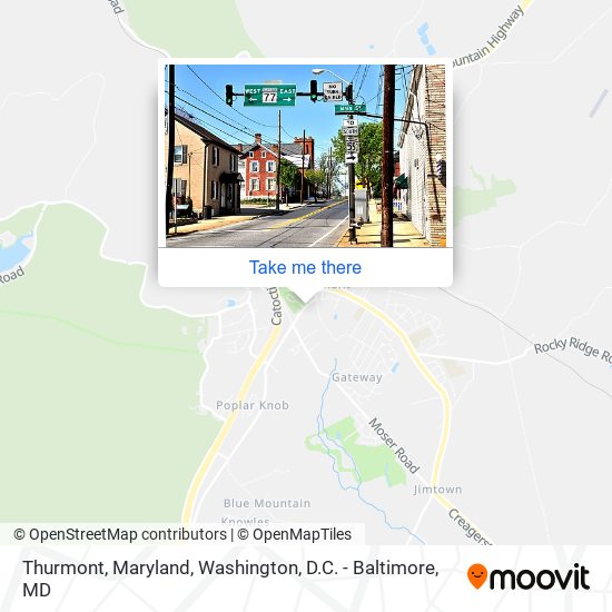 Mapa de Thurmont, Maryland