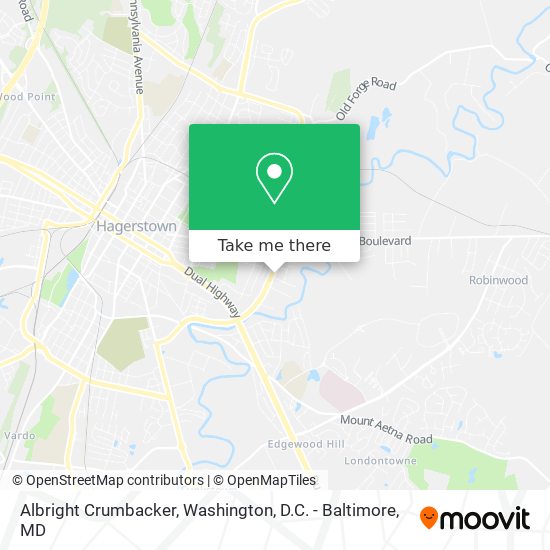 Mapa de Albright Crumbacker