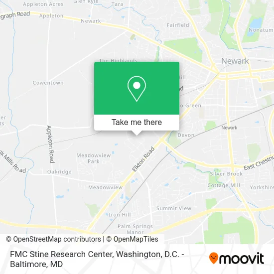 FMC Stine Research Center map