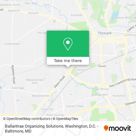 Ballantrae Organizing Solutions map