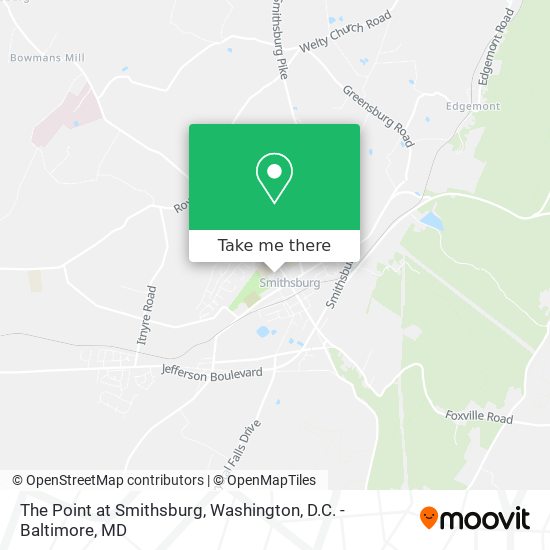 Mapa de The Point at Smithsburg