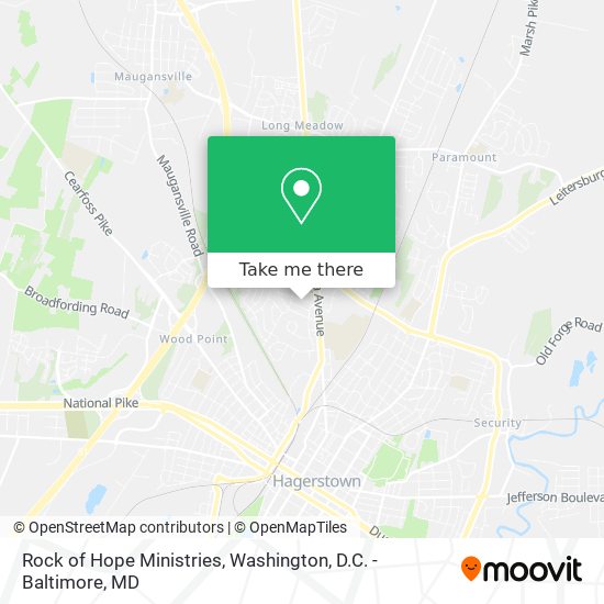 Rock of Hope Ministries map