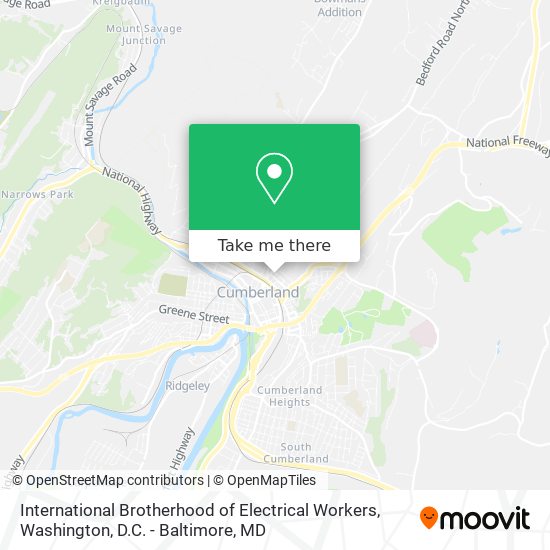 Mapa de International Brotherhood of Electrical Workers