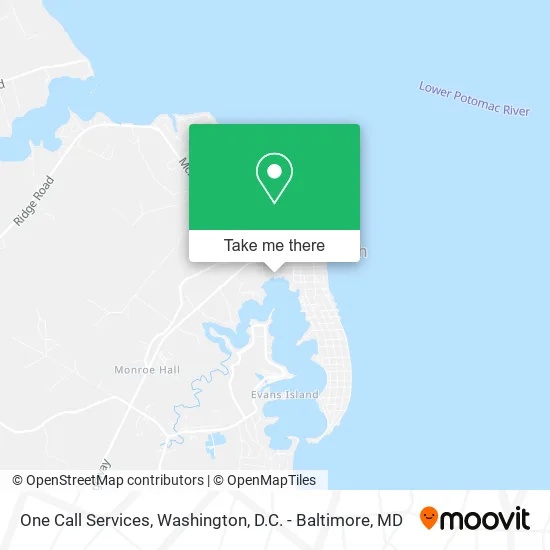 One Call Services map
