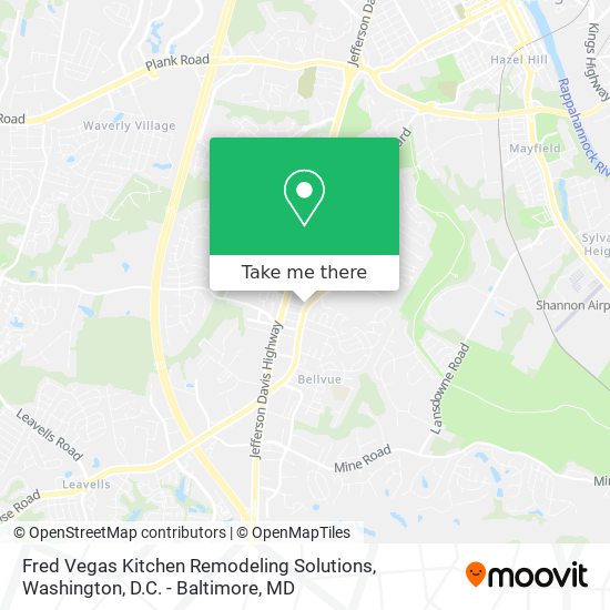 Fred Vegas Kitchen Remodeling Solutions map