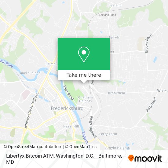 Libertyx Bitcoin ATM map