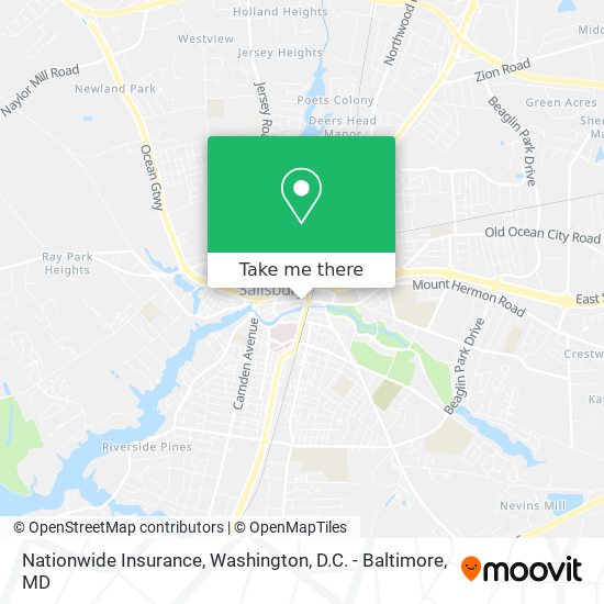 Nationwide Insurance map