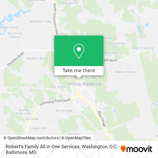 Robert's Family All in One Services map