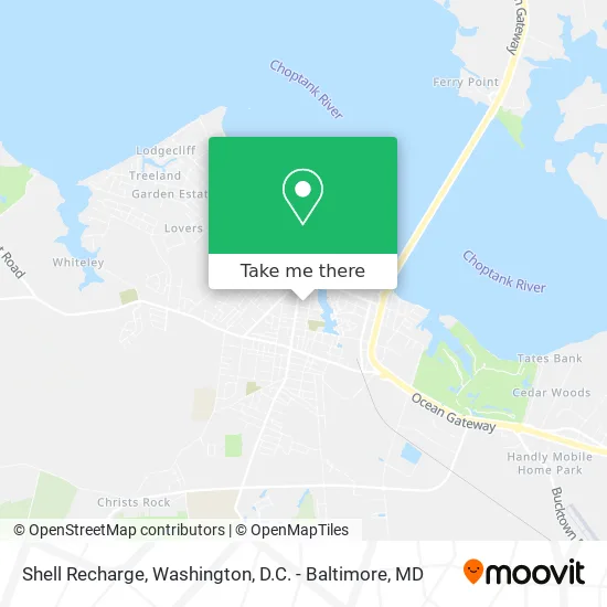 Shell Recharge map