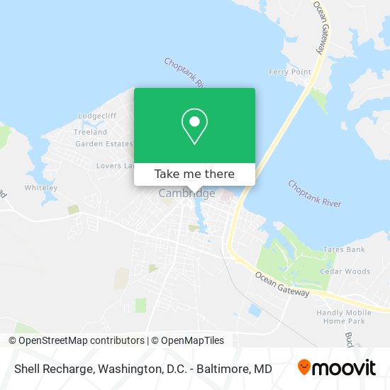 Shell Recharge map