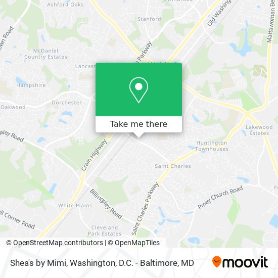 Shea's by Mimi map