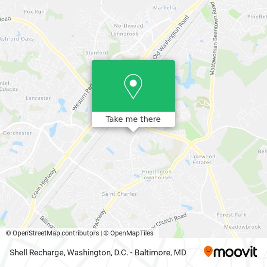 Shell Recharge map