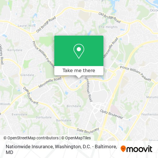 Nationwide Insurance map