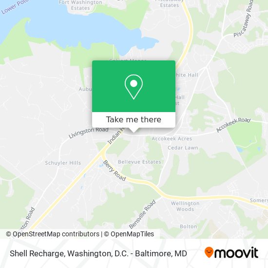 Shell Recharge map