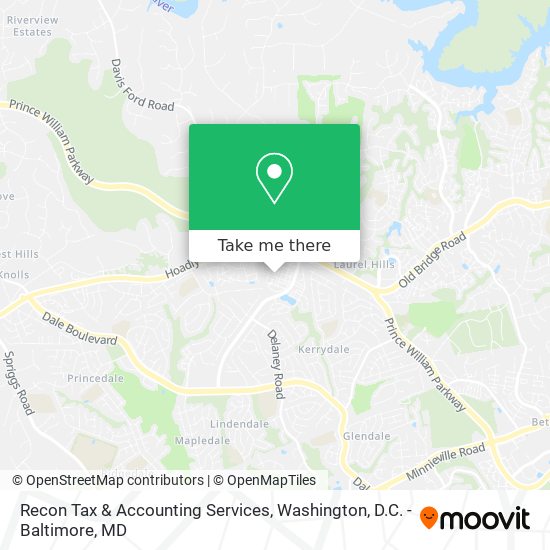 Recon Tax & Accounting Services map