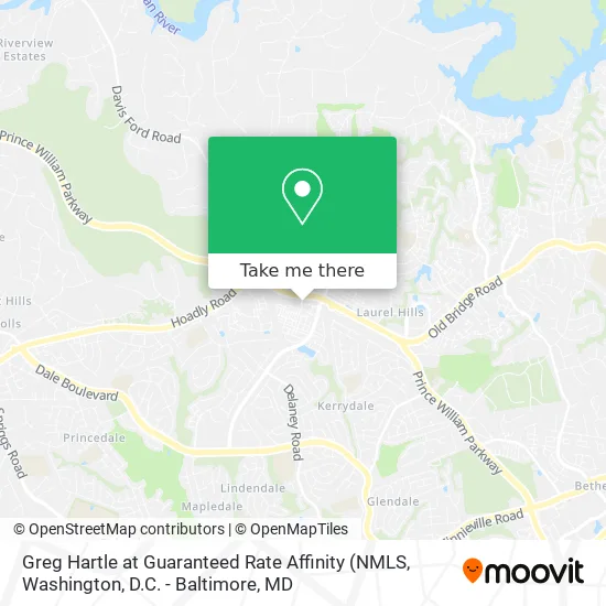 Greg Hartle at Guaranteed Rate Affinity map