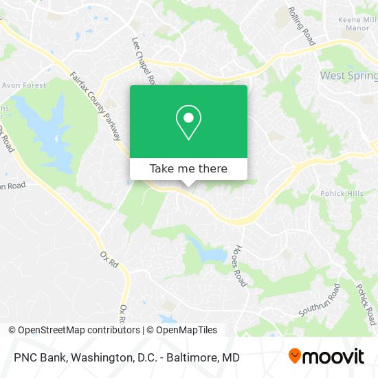 PNC Bank map