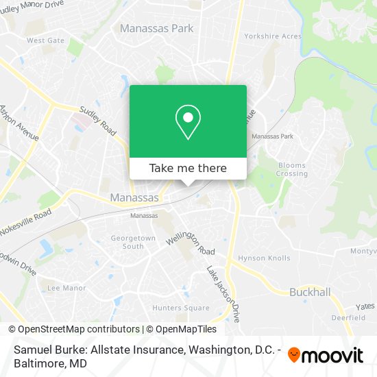 Mapa de Samuel Burke: Allstate Insurance