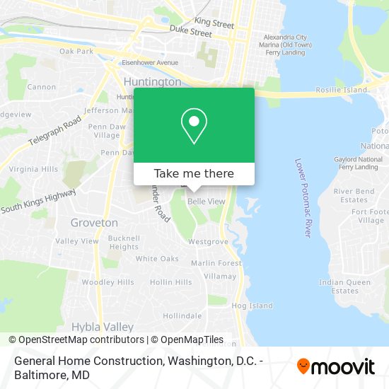 General Home Construction map