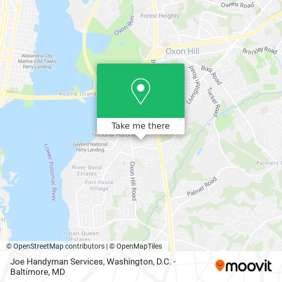 Joe Handyman Services map