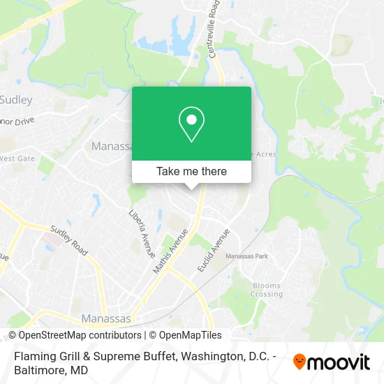 Flaming Grill & Supreme Buffet map