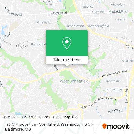 Tru Orthodontics - Springfield map