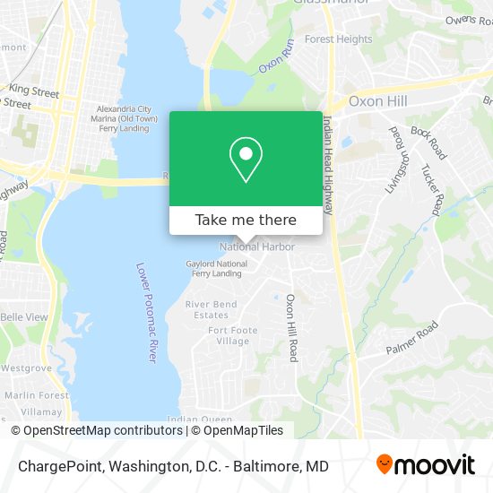 Mapa de ChargePoint